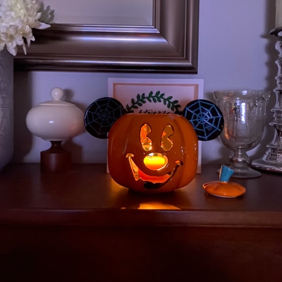 DisneyMickey Mouse Ceramic Halloween Candle Holder - Picture 3 of 9